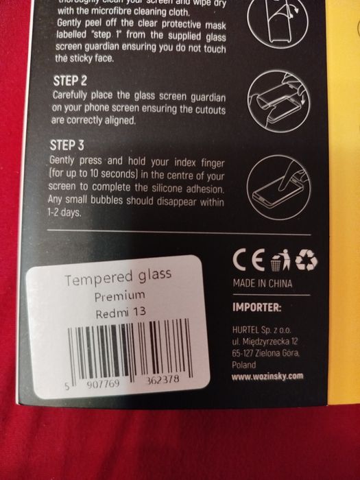 Folie temperd glass premium Xiaomi Redmi 13