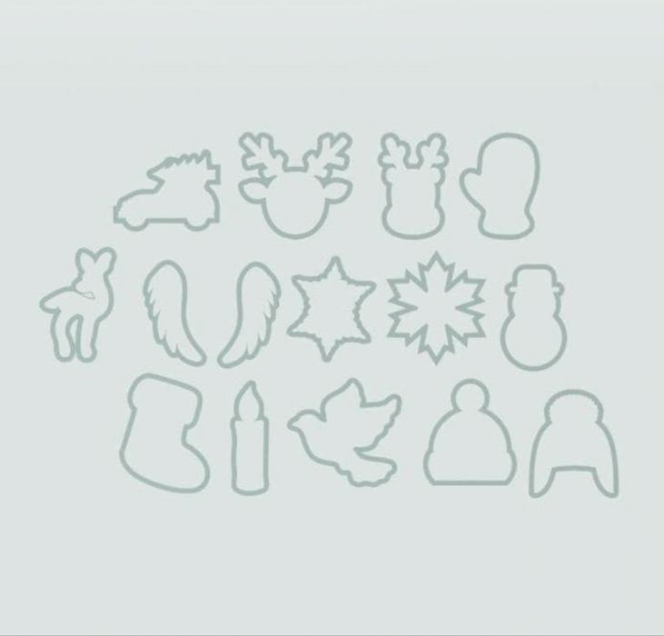 Форми за коледни сладки