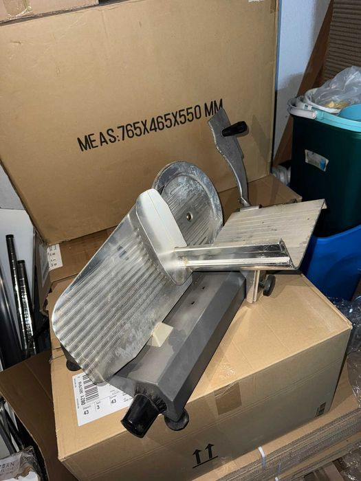 Feliator profesional aluminiu pentru mezeluri și brânzeturi