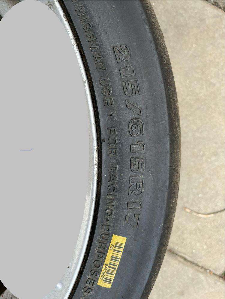 215/615R17 Hankook ventus slick C32 hard