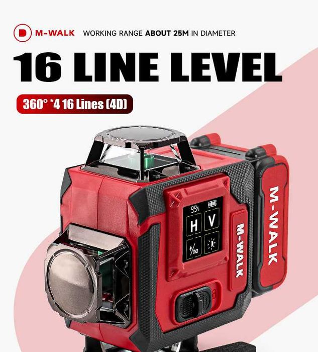 Nivela laser 16 linii 4 D digitala Autonivelare