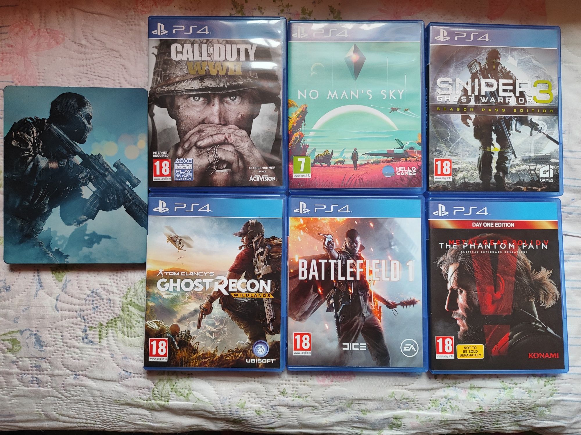 Дискове за PS4 + един за РS3