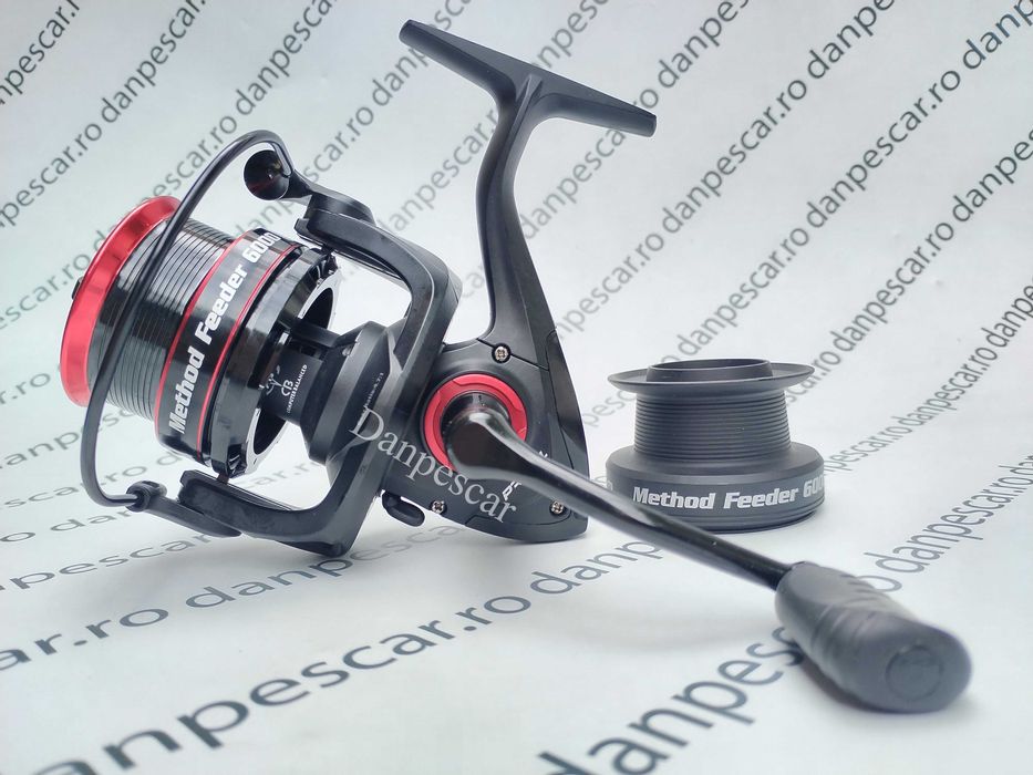 Mulinetă Feeder si Crap PRO FL Method Feeder 6000 tambur Long Cast