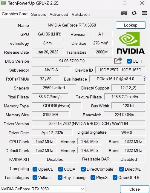 PC Gamimg - RTX 3050 -procesor intel i7 11th gen