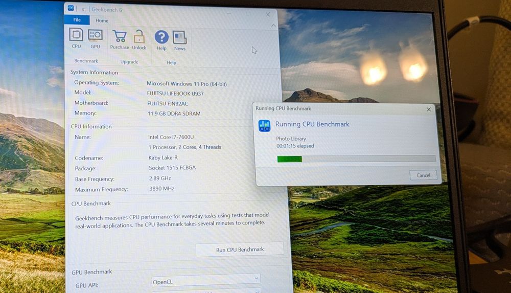 Fujitsu U937 i7 vPro 256 SSD SIM Card 12GB RAM