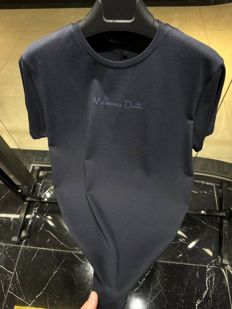 Мужская футболка 100% хлопок massimo dutti