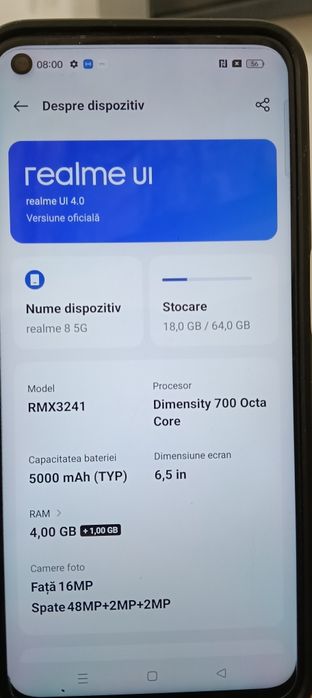 Telefon Realme 8 5g