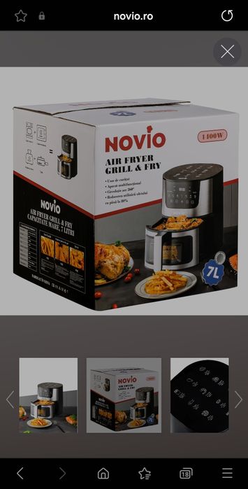Air Fryer Novio.