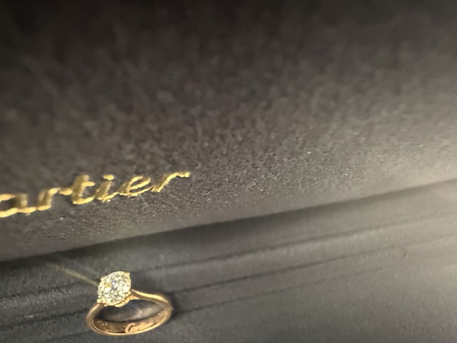 CARTIER 1895 pink gold ring 51 MM