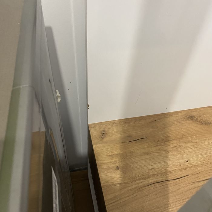 Портманто бял гланц