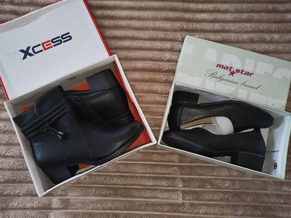 Два чифта дамски обувки - нови - 45 лв.