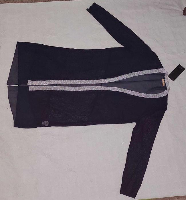 cardigan elegant M bleumarin