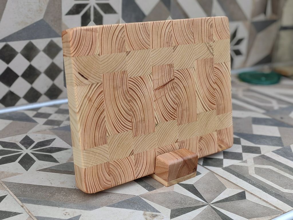 Кухненска дъска за рязане енд грейн (end grain) дъска тип Мастършеф
