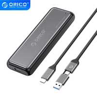 Orico кутия Storage - Case -M.2 NVMe/SATA M USB3.1 Type-C Gen.2 10Gbps
