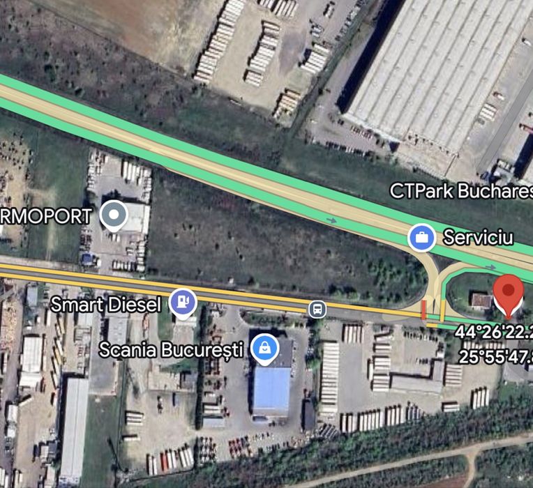 Teren acces direct A1