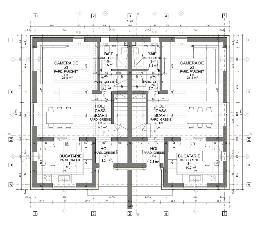 Casa noua cu 3 dormitoare Dealul Grosului