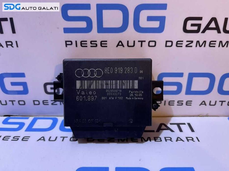 Unitate Modul Calculator Senzori Parcare PDC Parktronic Audi A4 B7 2005 - 2008 Cod 8E0919283D [LR0859]