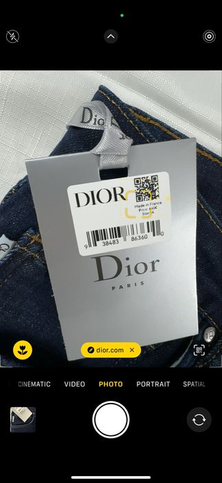 Dior-Чисто нови оригинални мъжки дънки ХЛ номер