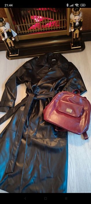 Rucsac bordo, piele ecologica, design casual, model incapator