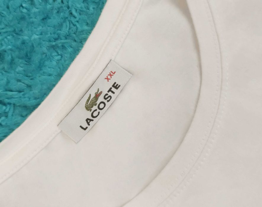 Tricou Lacoste - Pearl White