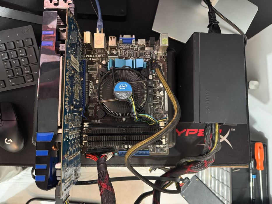 KIT MB ASUS & PROC I7-860 & VIDEO AMD Radeon & SSD Patriot 128 & SURSA