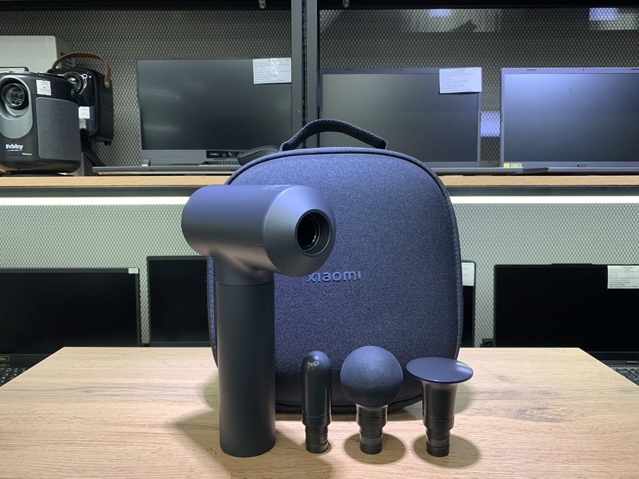 Массажный пистолет Xiaomi MJJMQ02-ZJ, черный, 50 Вт, 1050/А10