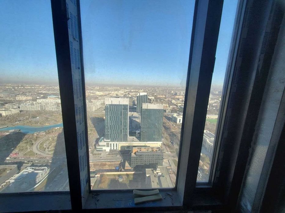 2комнатная квартира в Небоскребе Nest One 60м2 коробка 40этаж КС