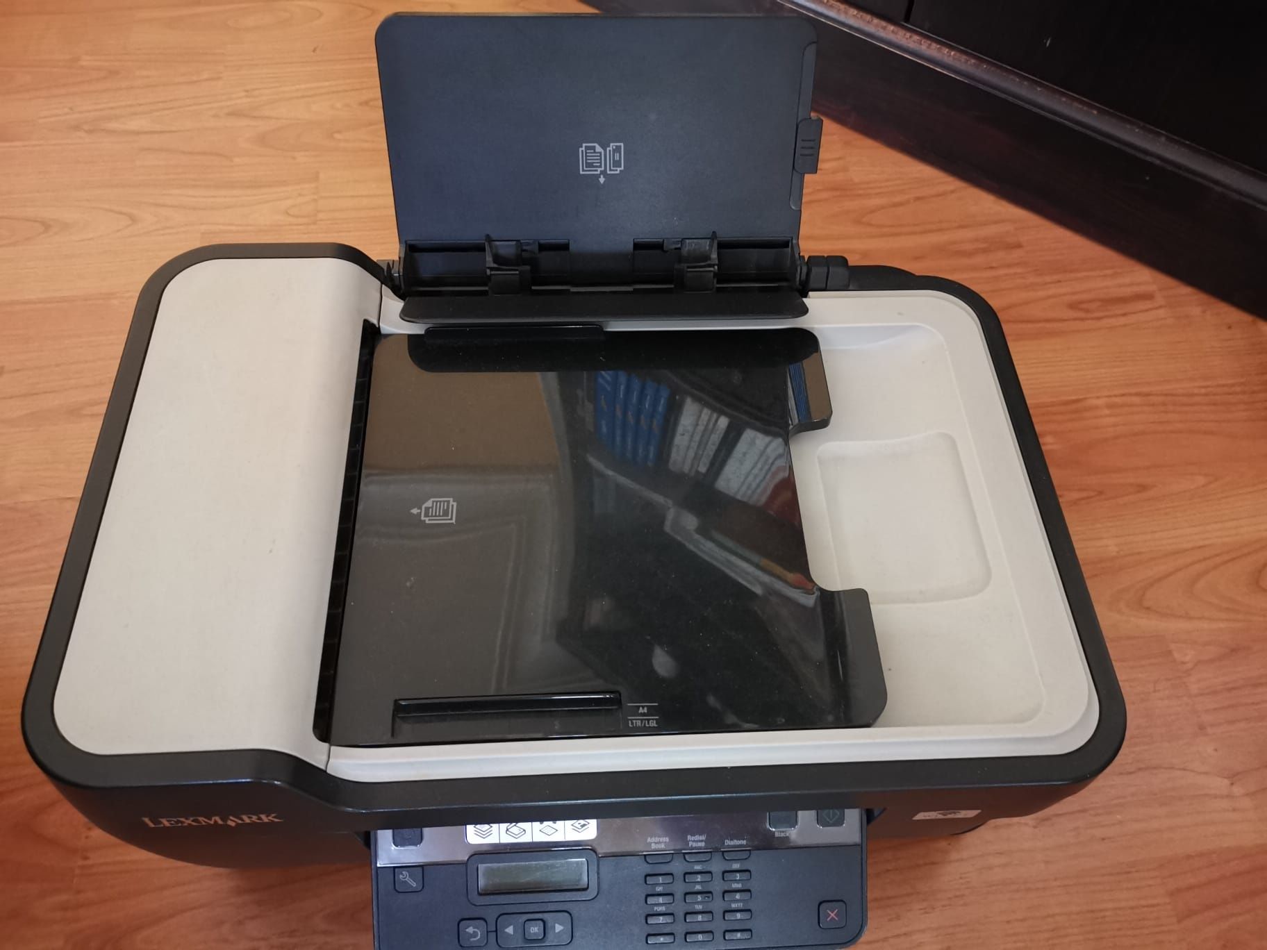 Lexmark S405 цветен мастилен принтер/копир/скенер/факс, проблем с печа