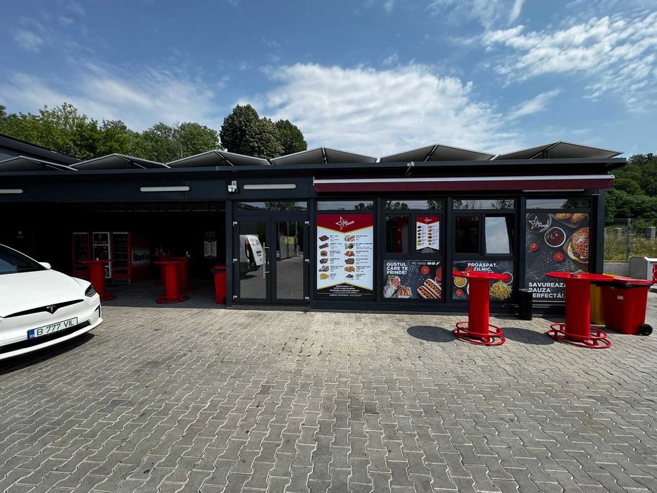 Spălătorie auto self service 4 boxe +Fast Food, terasa & teren 1040mp