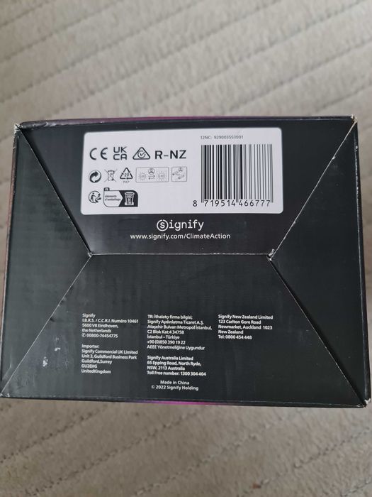 Aplica exterior Philips Hue patrata