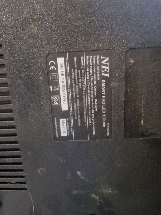 Tv Nei unul smart de 100 display spart