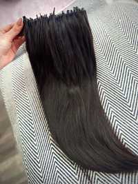 Кератинови кичури,естествена коса