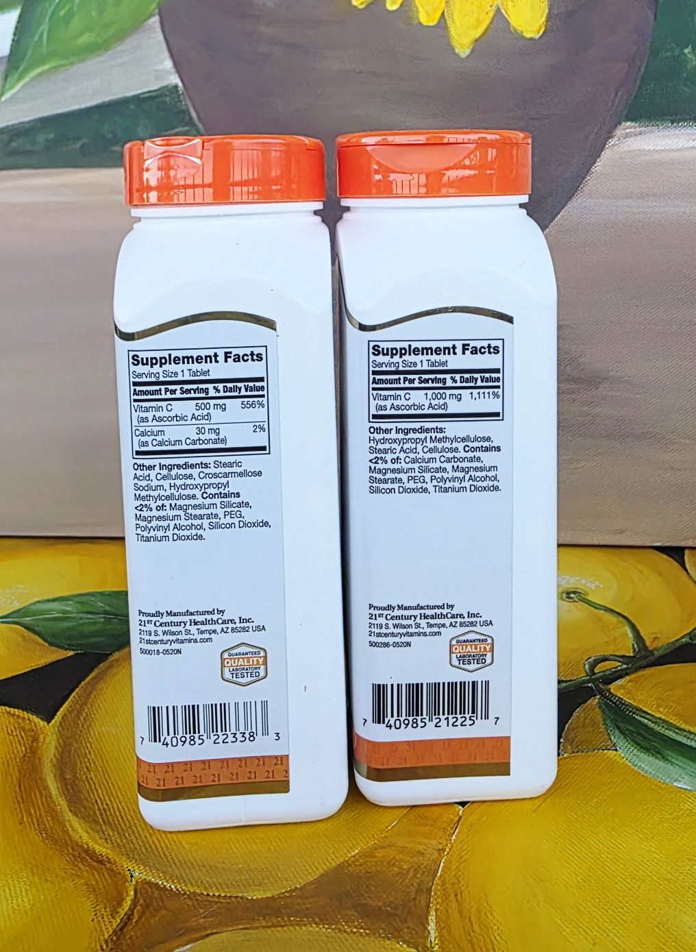 ДОСТАВКИ НЕТ 21 century витамин С 500mg250шт.и 1000mg 110шт