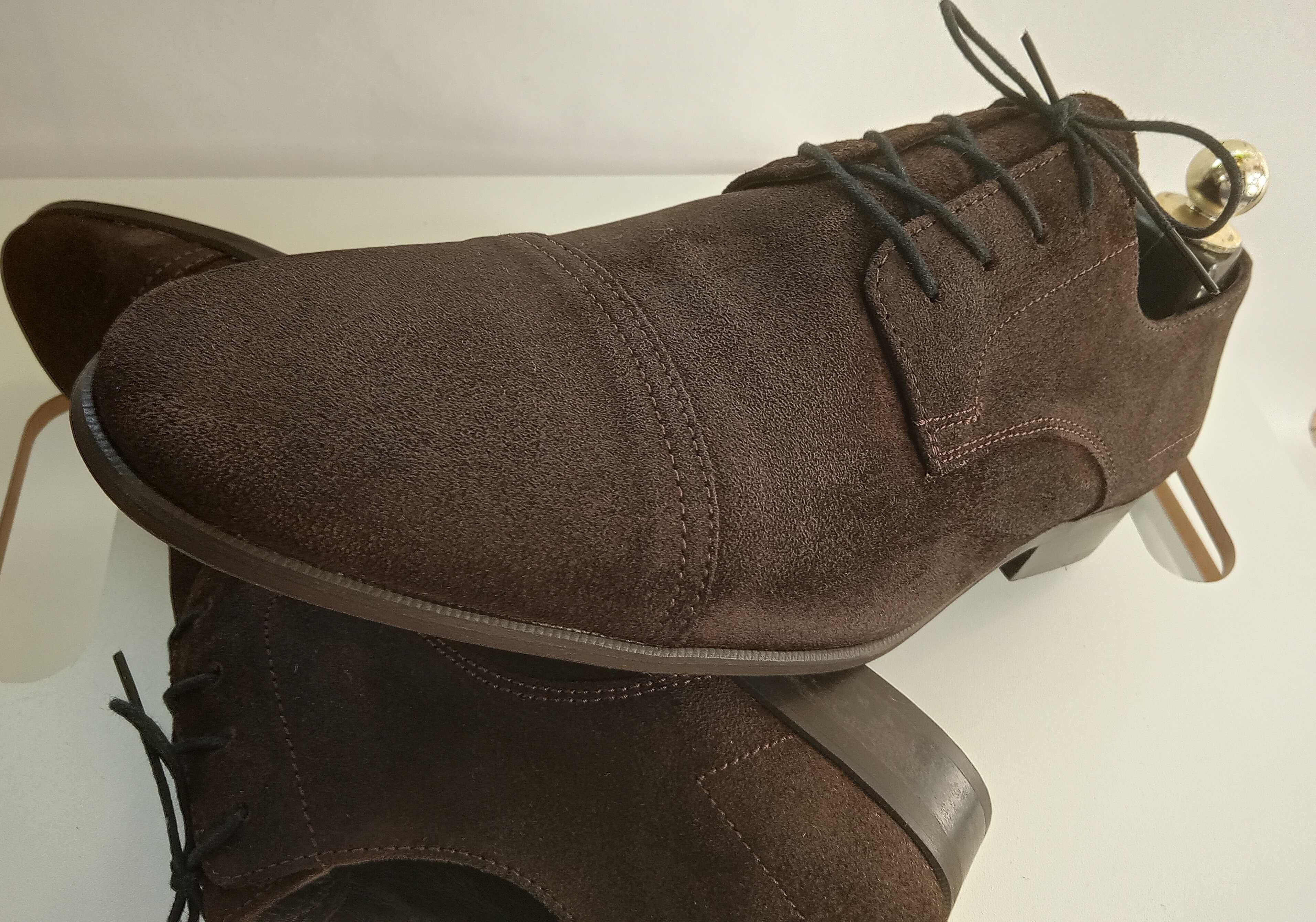 Pantofi derby premium Minelli Paris 40 piele naturala moale