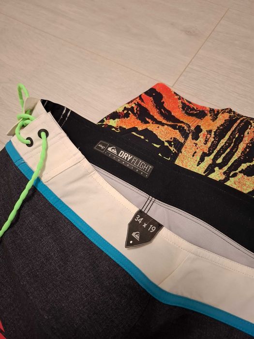 quiksilver pantaloni scurti plaja bazin inot surfing 34