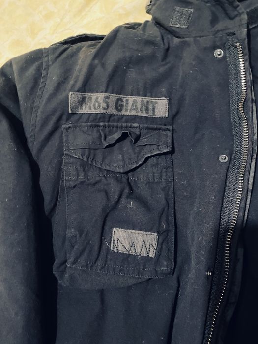 Jacheta/ Parka M 65, neagra cu mesada