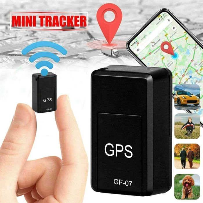GPS тракер за проследяване GF-07, 400 mAh Li-ion