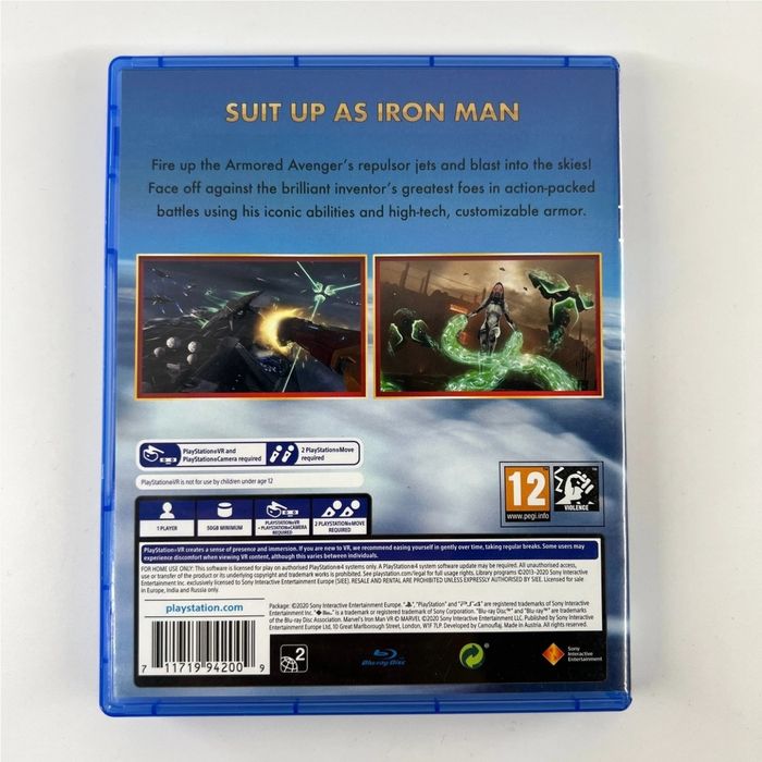 Игра за ВР Marvel's Iron Man VR - PS4 Game пс4 пс5 playstation 4
