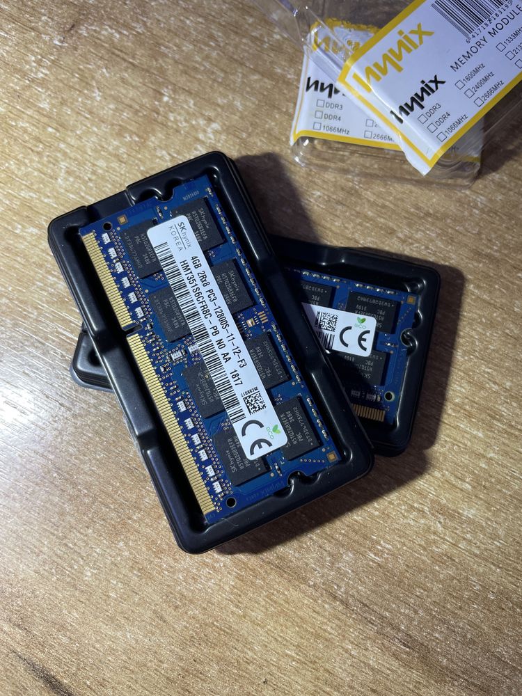 Оперативная память 4гб х2 DDR3