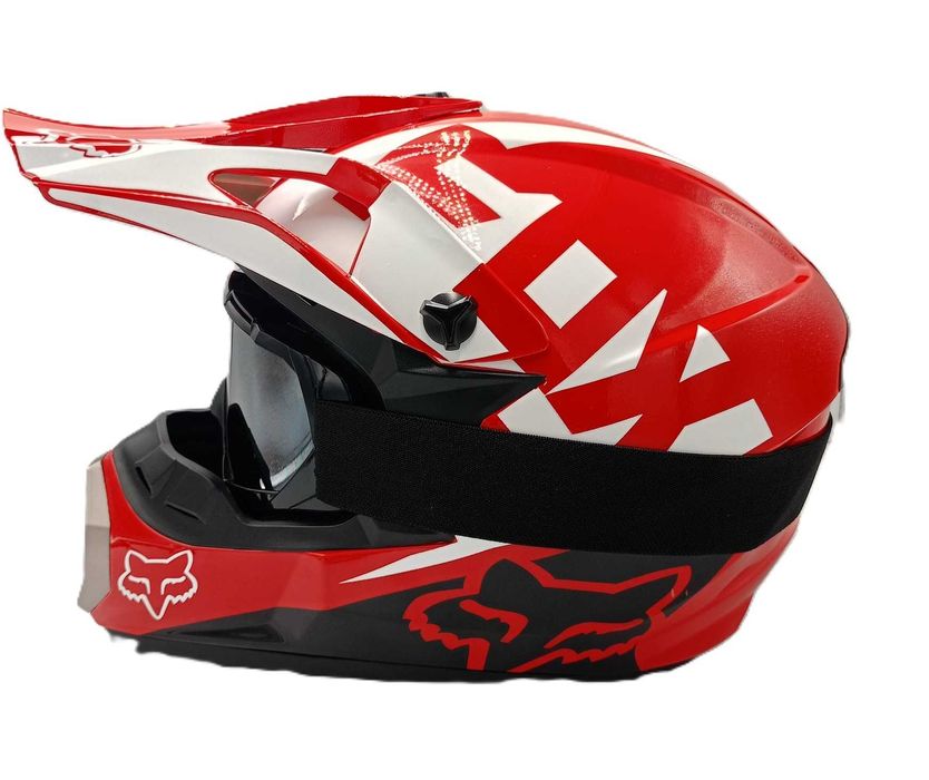 Детско юношески комплект каска ръкавици наколенки налакътници и очила