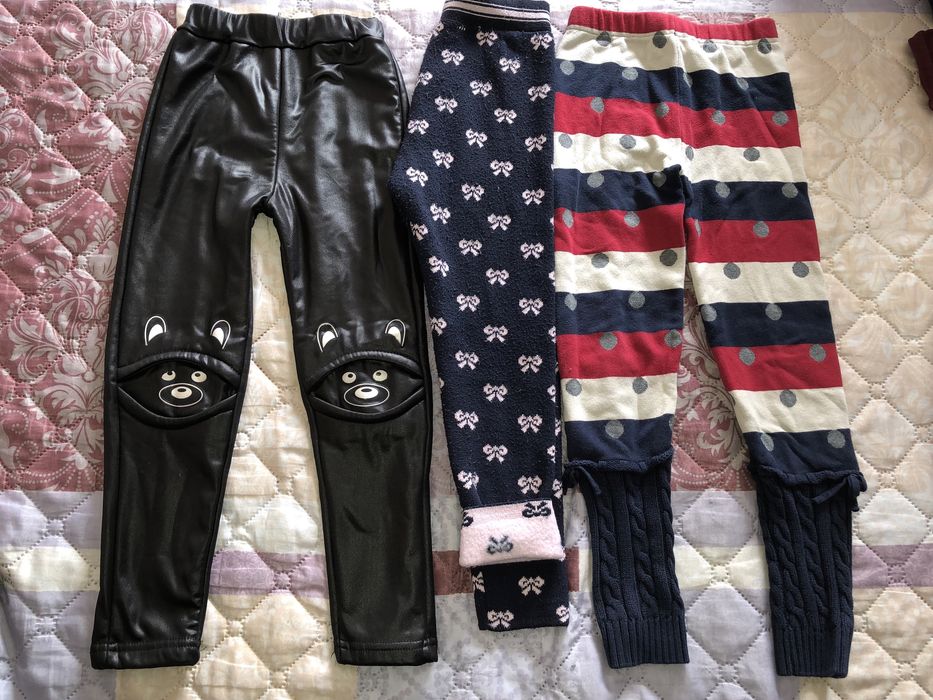 Ватирани долнища и клинове за момиче 5-6г