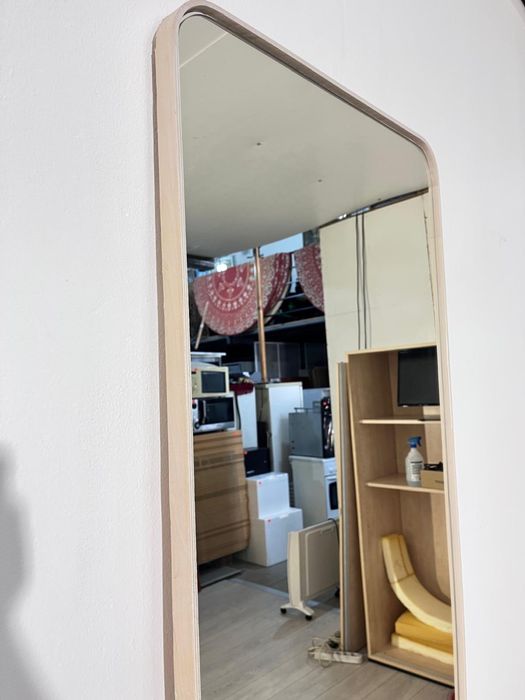 Oglindă Perete cu Ramă din Lemn 58X200 cm