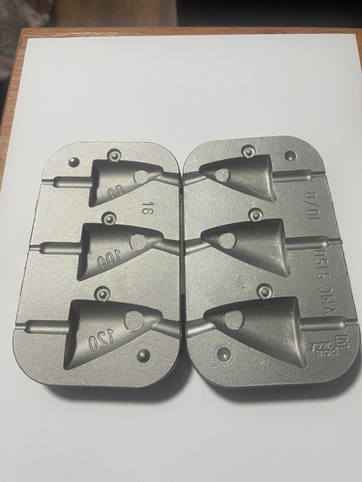 matrita plumbi pescuit cod 16 cap de peste gramaj 80-100-120 gr jiguri