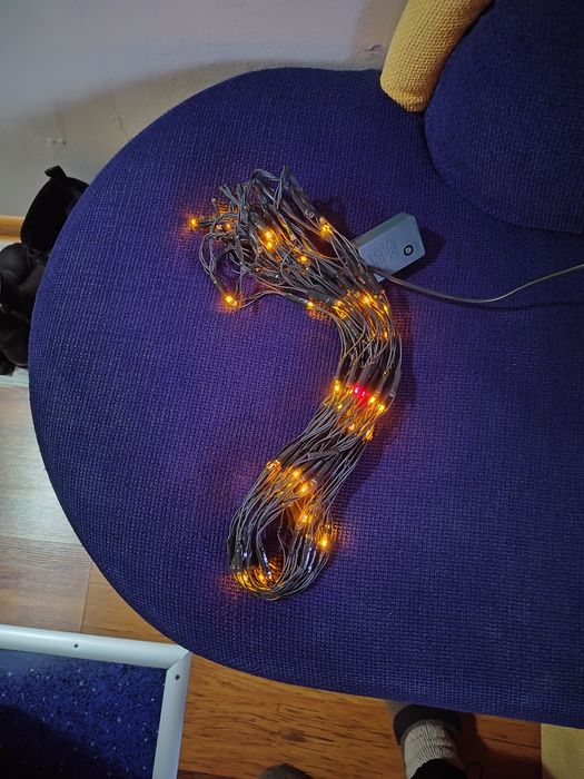 Светеща коледна завеса