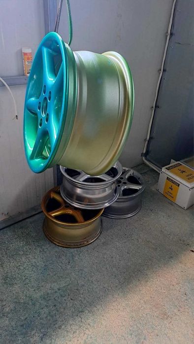 Боядисване на алуминиеви джанти.