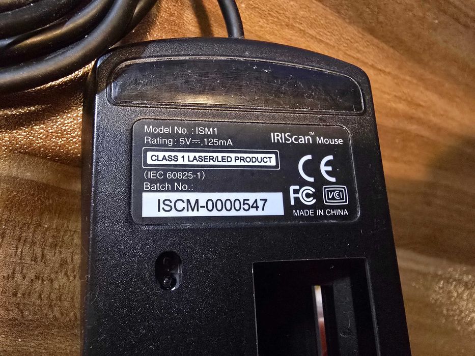 IRIScan Mouse Скенер тип мишка