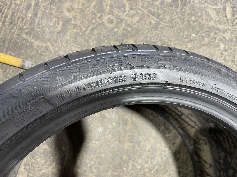 2 anvelope ca noi 275/35/19 RFT Bridgestone