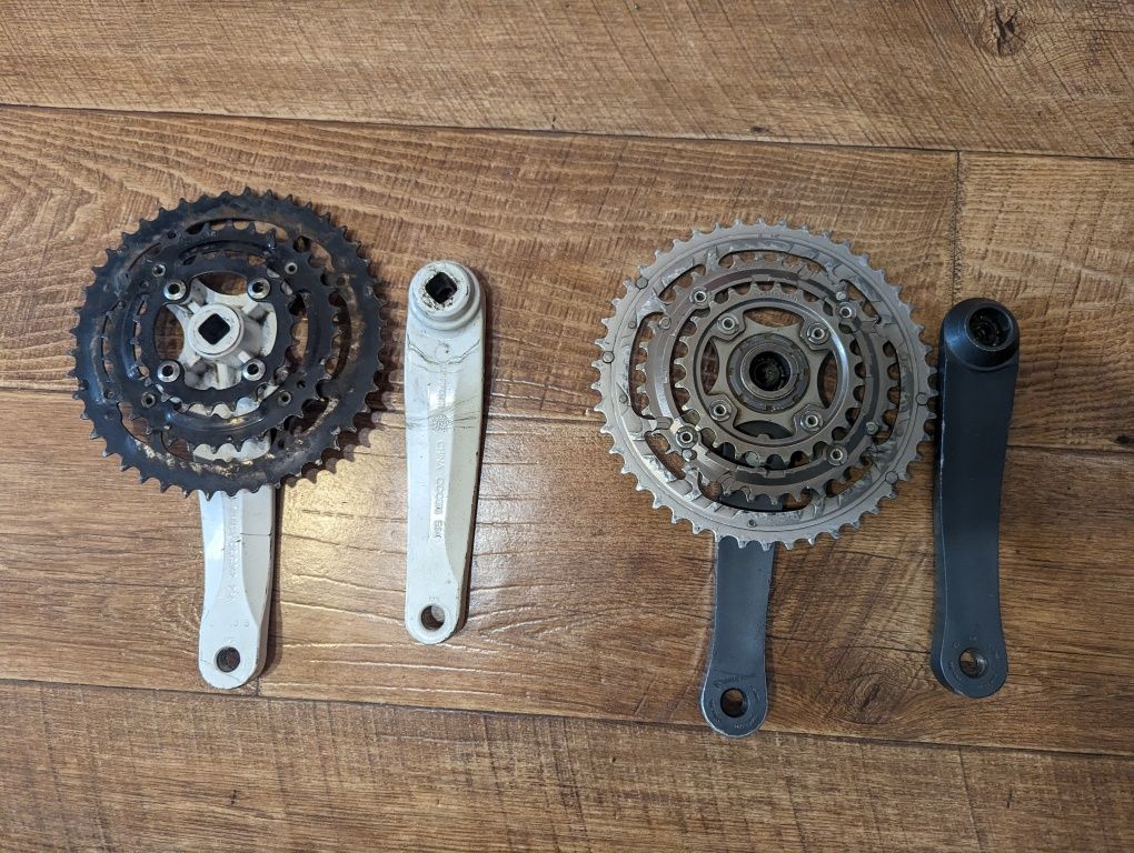 Шатуны Shimano XTR и SR Suntour