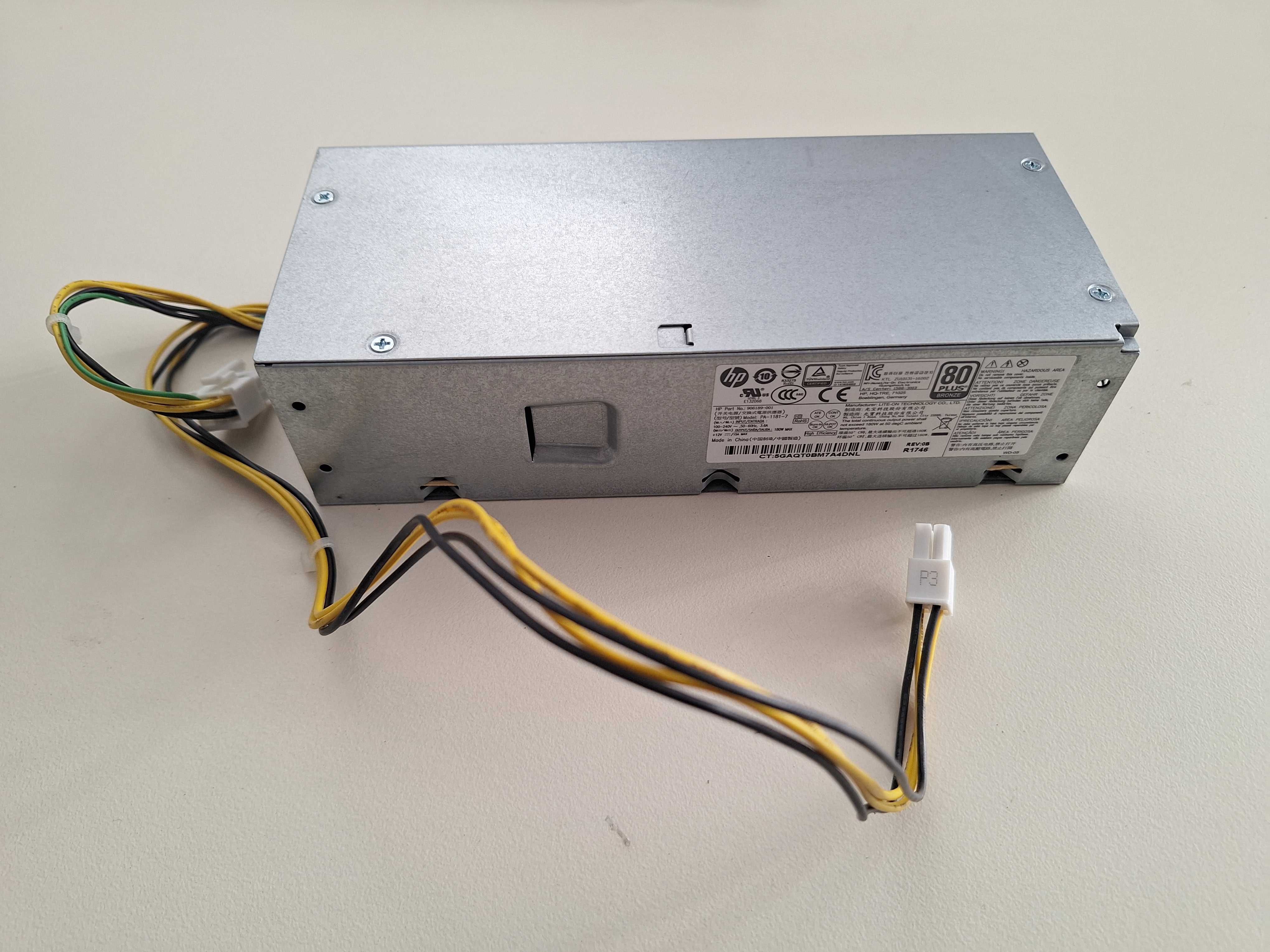 Sursa 180 W HP 400 G4, ProDesk 600 G3, Lenovo 510S 510-071CB 700-24AGR