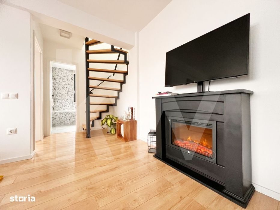 Apart. 3 cam. coplet mobilat, doua bai, balcon, lift, parcare-Kaufland